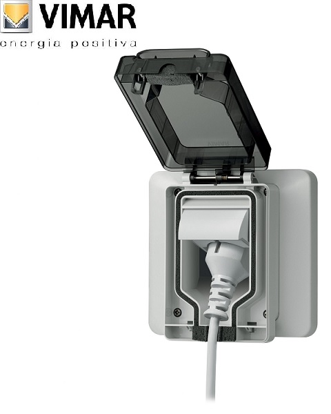 Calottina 2 Moduli per scatola 503 IP66 a Spina Inserita
